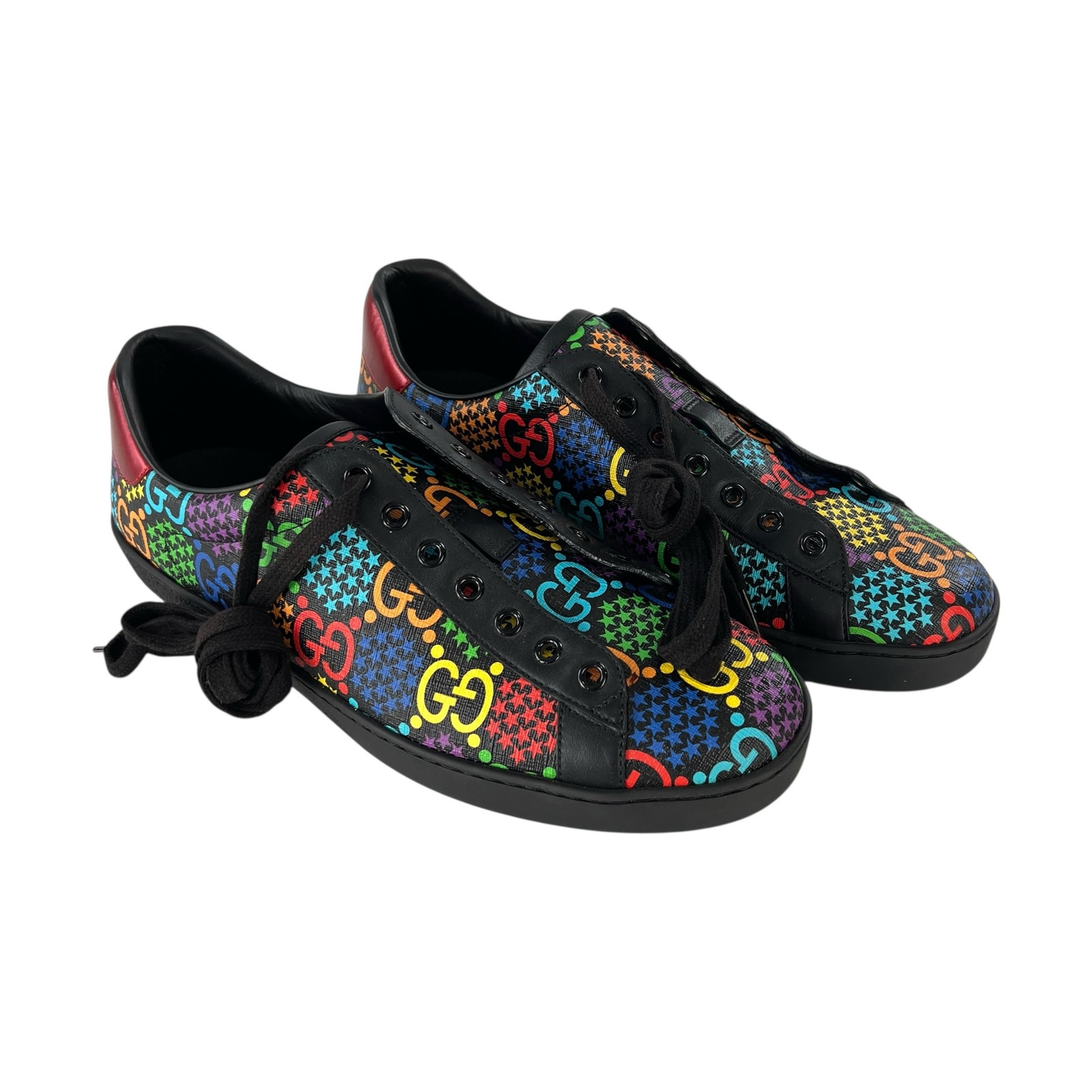 Gucci Multicolor Gg Pattern Sneakers